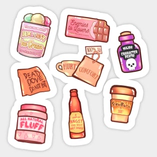 Fanfic Tropes Pack Sticker